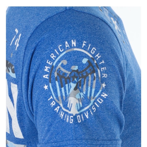 American Fighter Men's T-shirt MCCORMICK Crew neck Athletic Fit - Picture 10 of 11